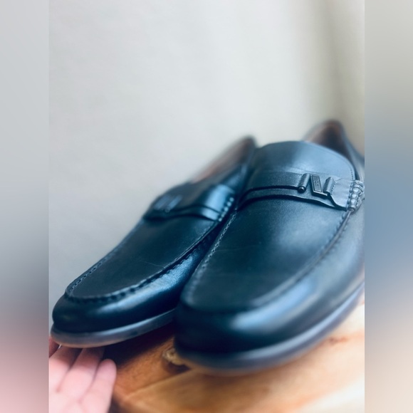 Kenneth Cole Reaction Callum 2.0 Belt Loafer Black Mens size 13 soft leather - Picture 15 of 16